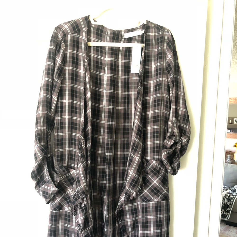 Billy T Plaid Smock